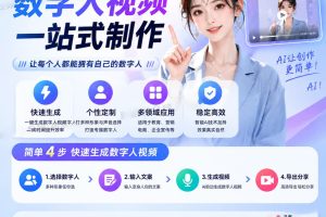ai数字人视频AI数字人生成图片转视频视频转视频Infinitetalk~1633期